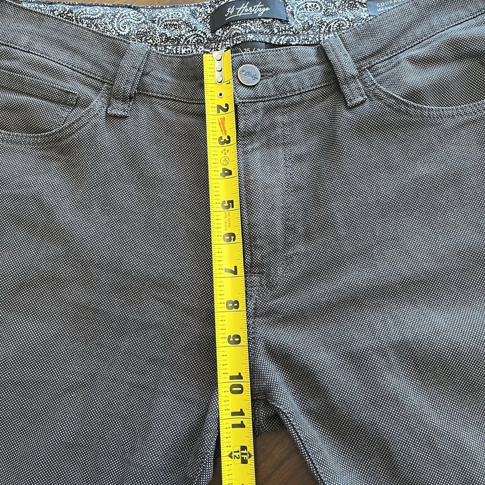 34 Heritage Courage Pants Mens Size 35x34 Heather Grey Relaxed Straight Pants - Picture 14 of 16